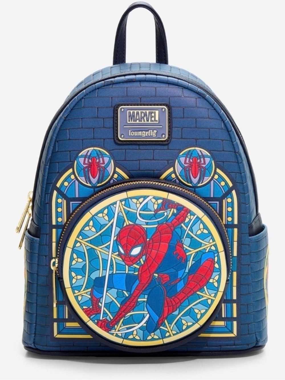 Loungefly Spider-Man Stained Glass Mini Backpack